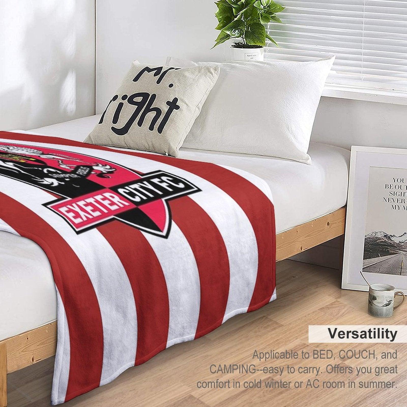 Exeter City FC Throw Blanket