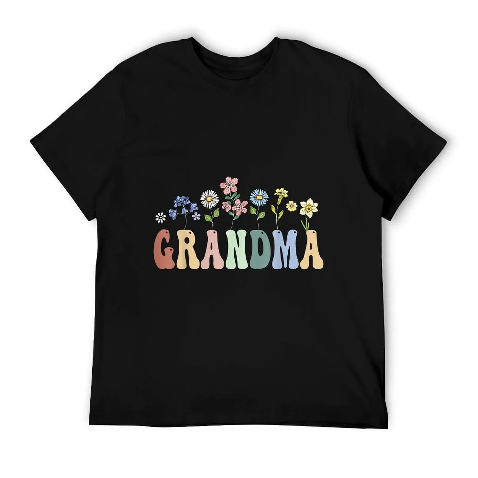 Grandma Gifts Women Wildflower Floral Design Grandma T-Shirt