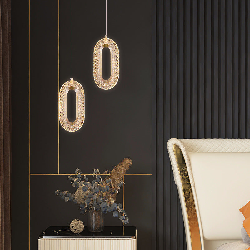 Light Luxury Postmodern Extremely Simple Head Small Chandelier Decorbites