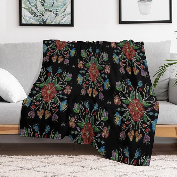 Growth of Happiness Easy Care Throw Blanket