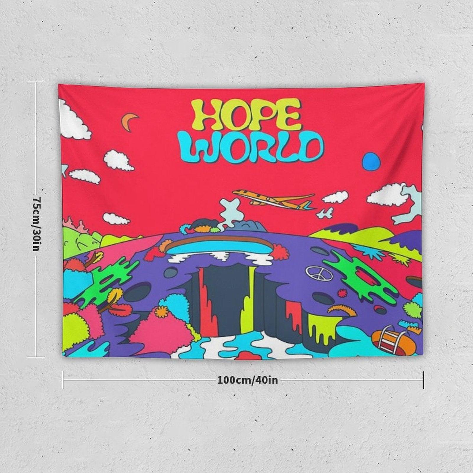 J-Hope Hope World Album Art Tapestry