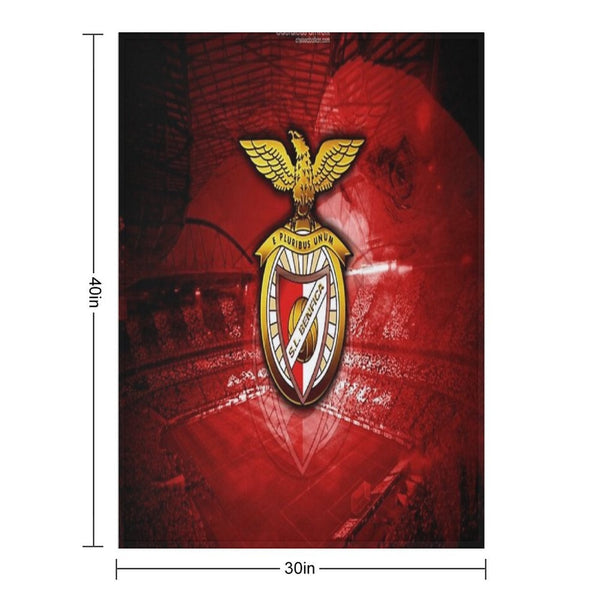 BENFICA FC Machine-washable Throw Blanket