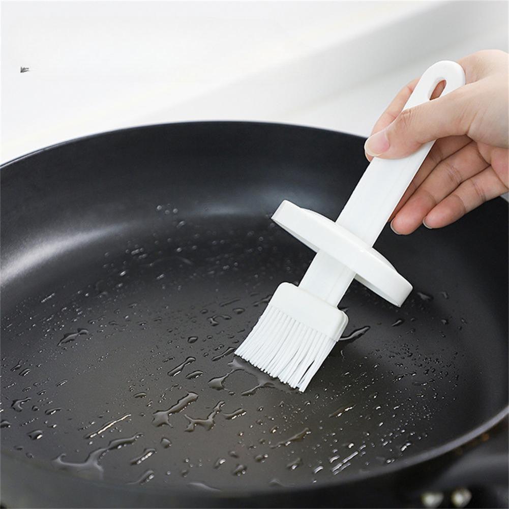BBQ Brush Cleaning Nylon/Silicone Brush Baking Bread Cooking Oil Cream Tools Multipurpose Kitchen Utensil Tool Silicone Oil Bottle Brush Barbecue Portable Dining Restaurant Kitchen Cooking BBQ Accessories
