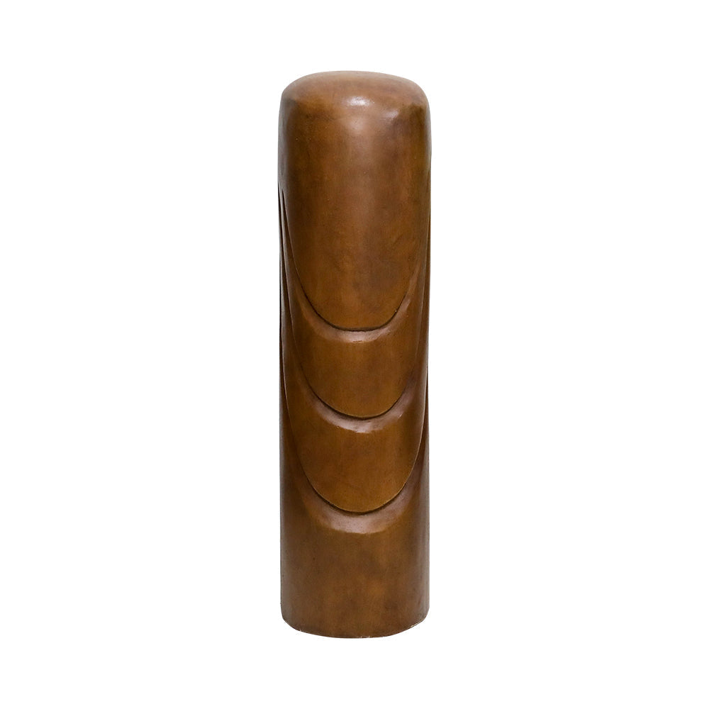 Concrete Tiki Statue Totem Column 35 Inch Tall