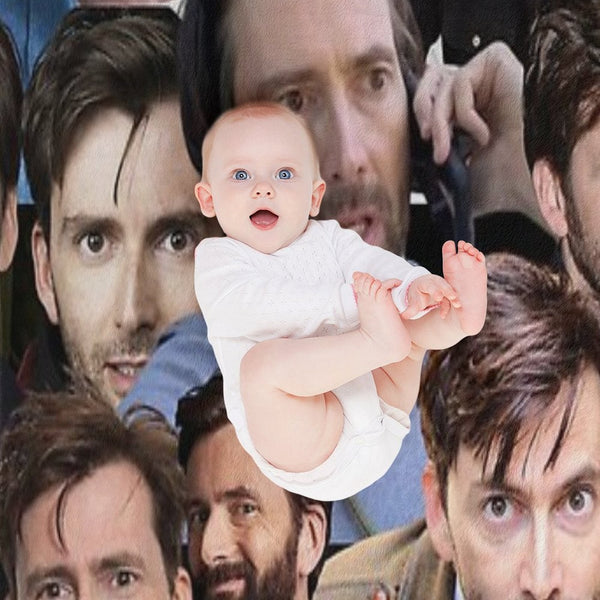 David Tennant Photo Collage Quick-dry Throw Blanket