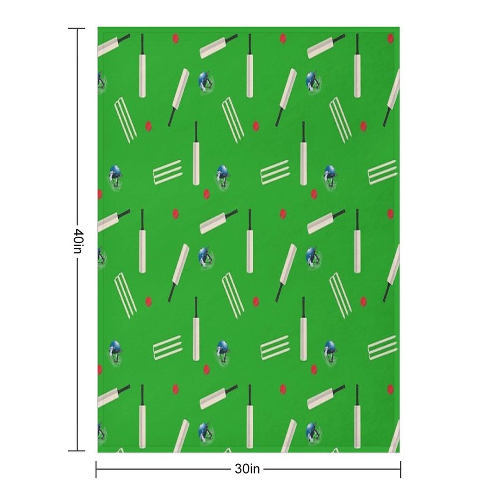 Cricket Pattern Wrinkle-free Throw Blanket