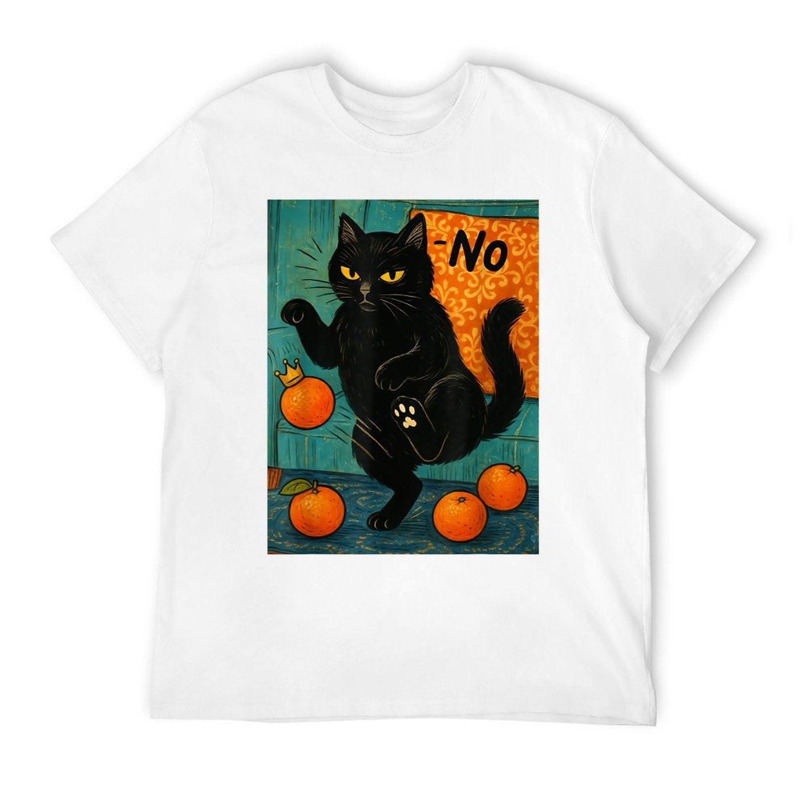 No Kings in America Black Cat Political Anti Trump Protest  Graphic-printed T-Shirt