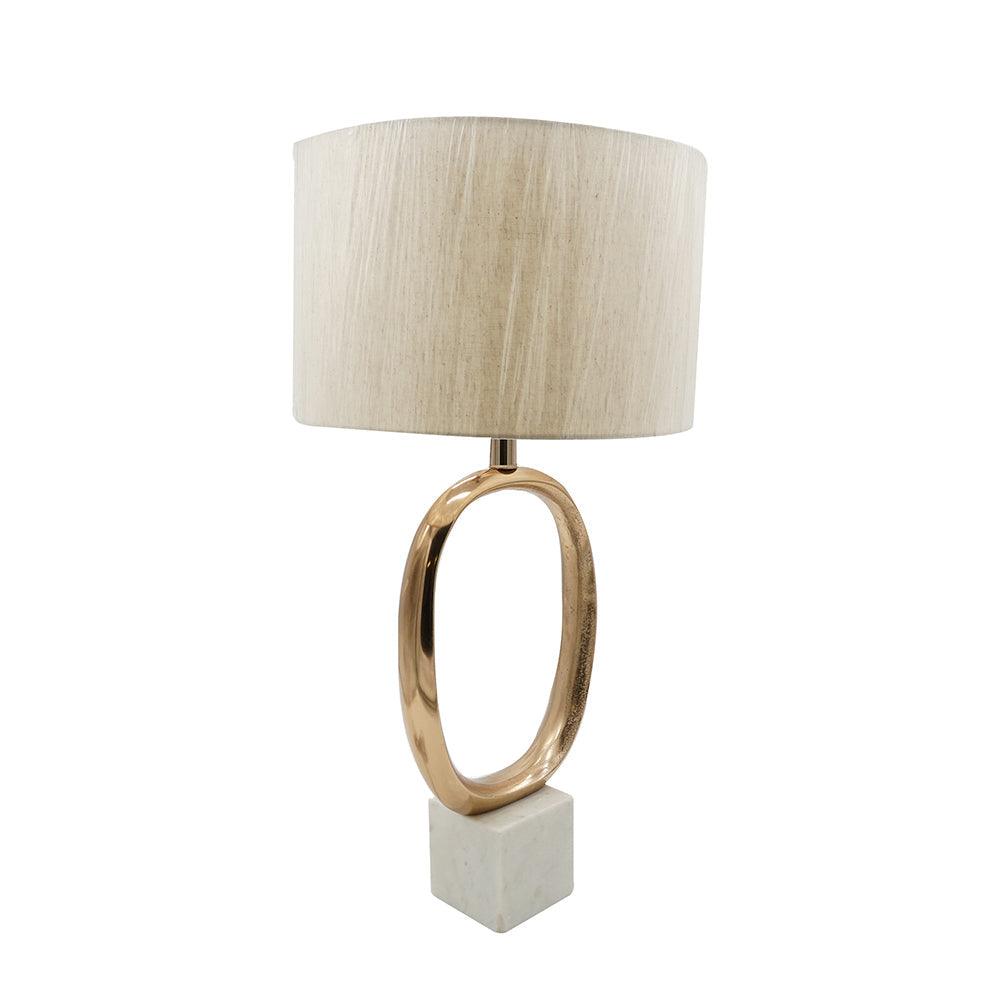 Sculptural Oval Accent Lamp