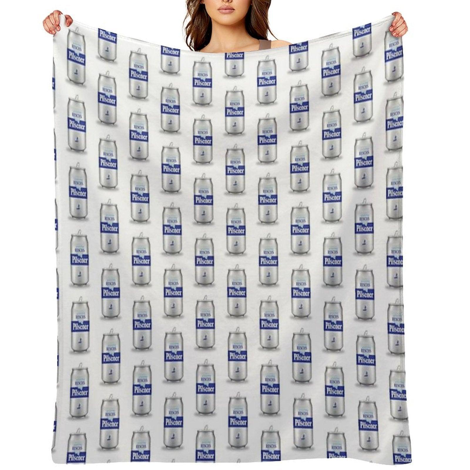 RESCHS PILSENER CAN Throw Blanket