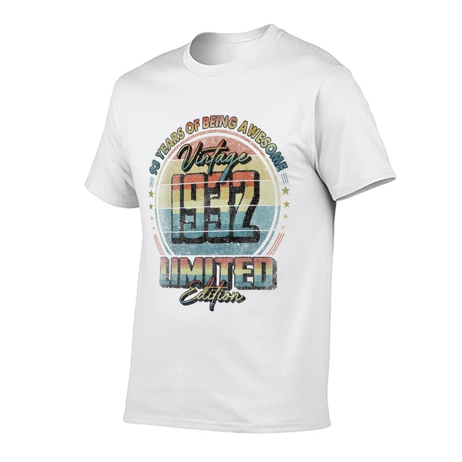 Vintage 1932 Limited Edition 93 Year Old 93rd Birthday  Stretchy T-Shirt
