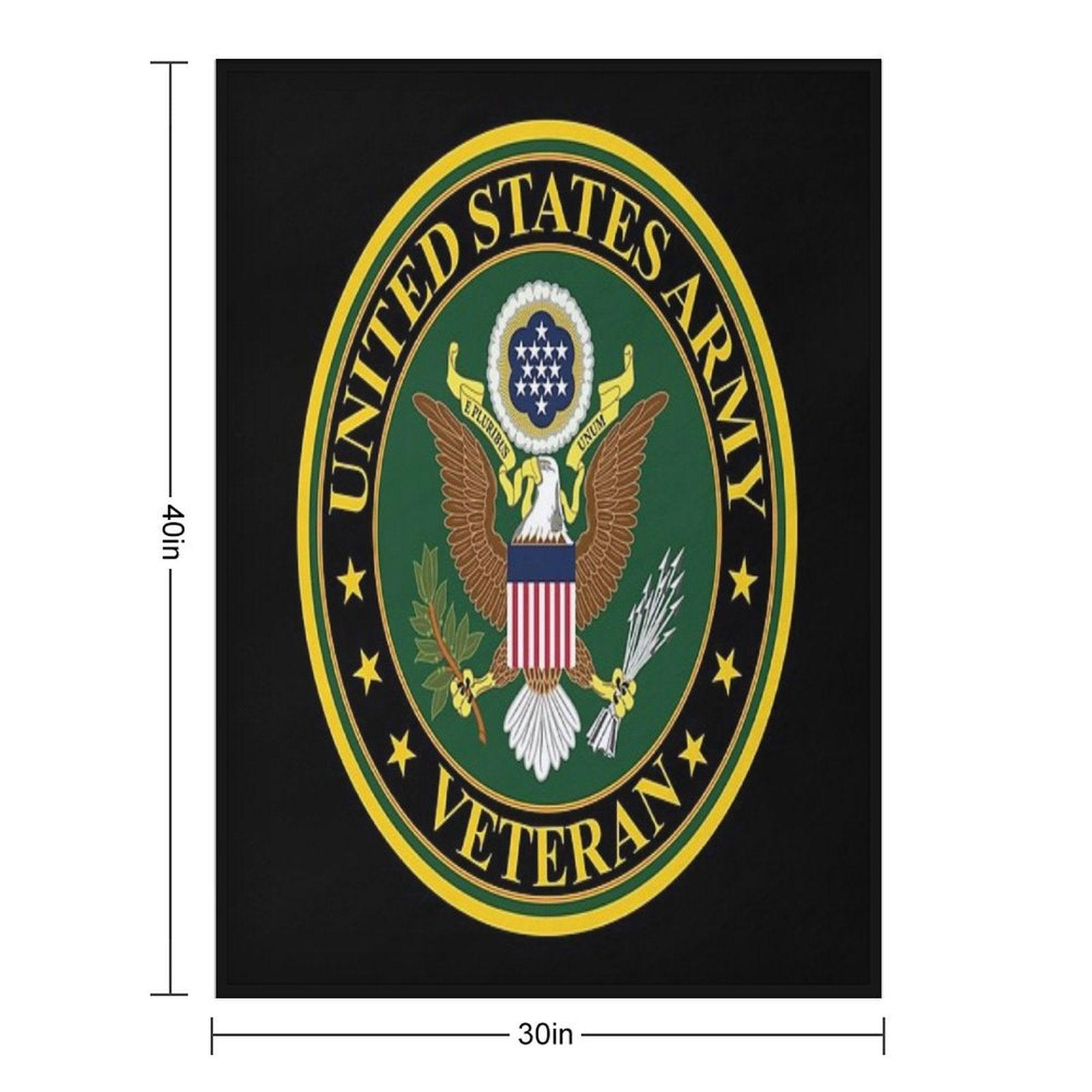 Army - US Army Veteran Throw Blanket