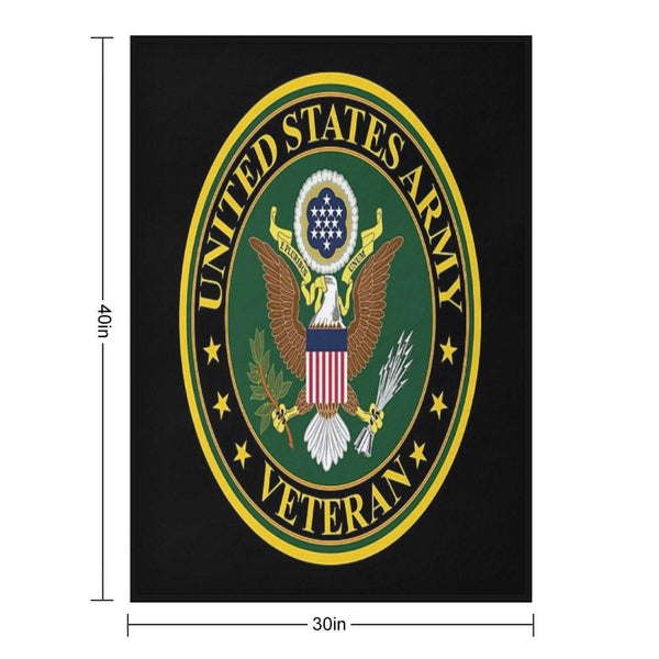 Army - US Army Veteran Throw Blanket