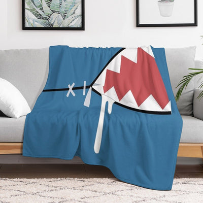 Gawr Gura Shark Mouth Lightweight Throw Blanket