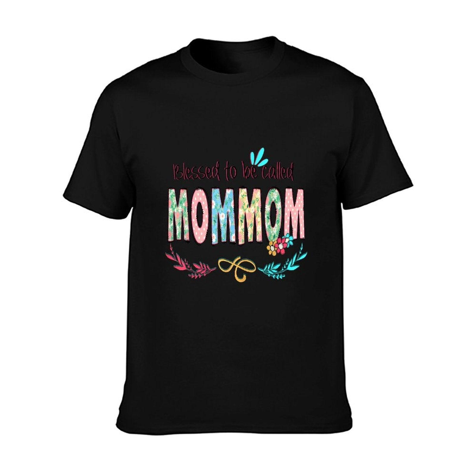 Blessed to Be Called MomMom Floral Mother's Day T-Shirt