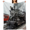Strasburg Locomotive Anti-pilling Throw Blanket