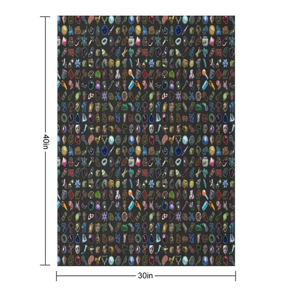 Risk of Rain 2 Items Throw Blanket