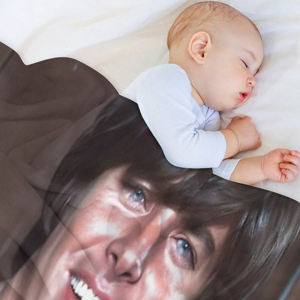 Bobby Sherman Charming Smile Eco-conscious Throw Blanket