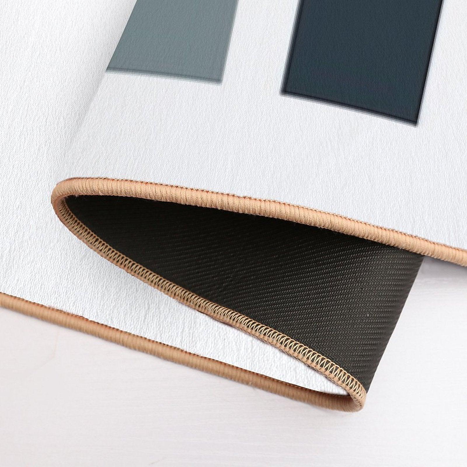 Mid-Century Modern  Neutral Terracotta Colors Bath Mat