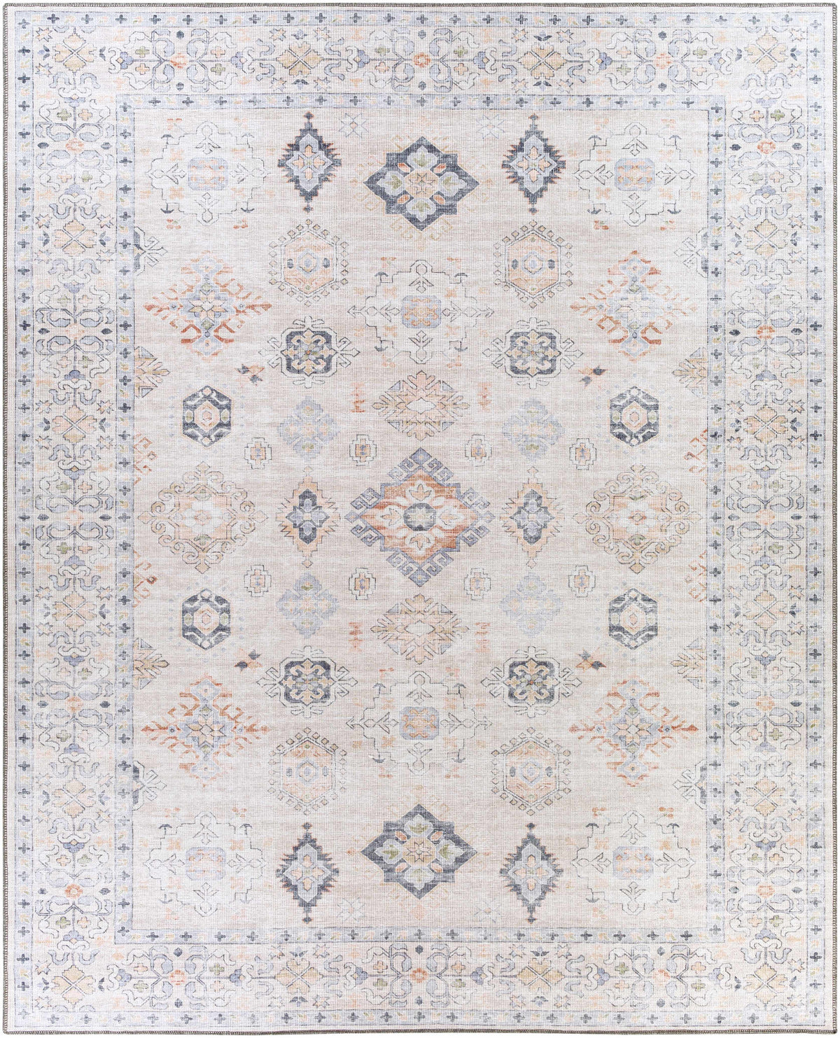 Beige Beckett Washable Rug - Clearance