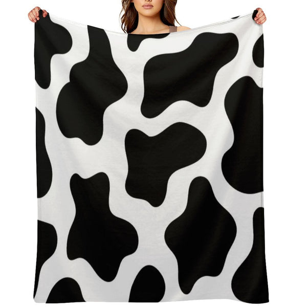 Cow Print All-season Throw Blanket