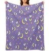 Rabbit of The Moon Throw Blanket