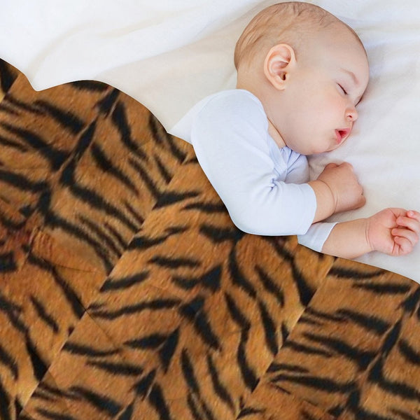 Tiger Fashion Jungle Gift-ready Throw Blanket