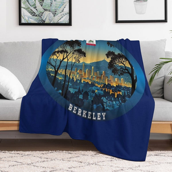 Berkeley California Travel Eco-conscious Throw Blanket