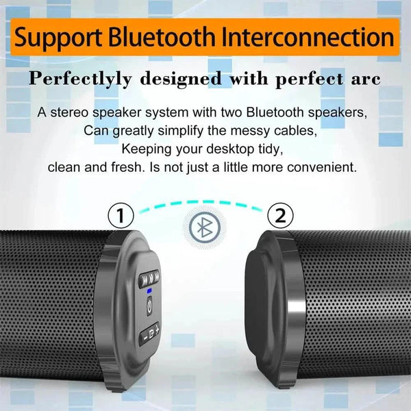 4D Surround Stereo Speakers – Wireless & USB, High-Fidelity Subwoofer, Party & Home Theater, Plug-and-Play