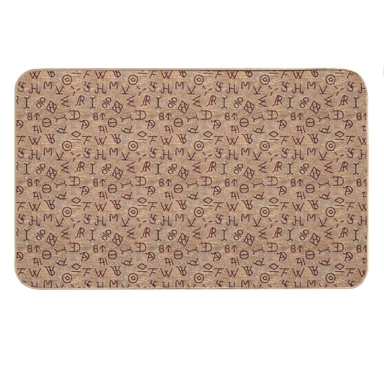 Cattle Brands Bath Mat