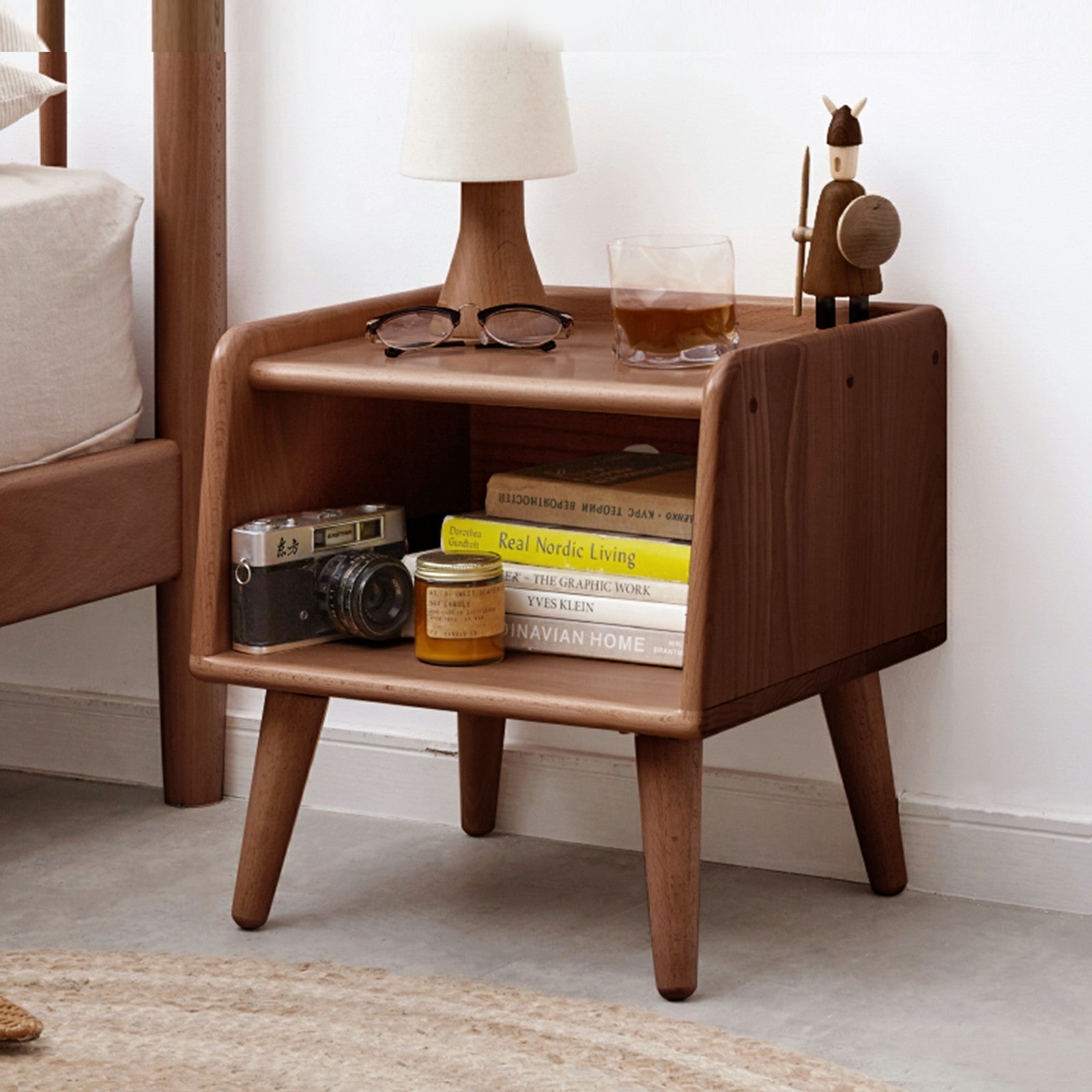 Pure Solid Wood Bedside Cabinet Nightstands BLAKHOM
