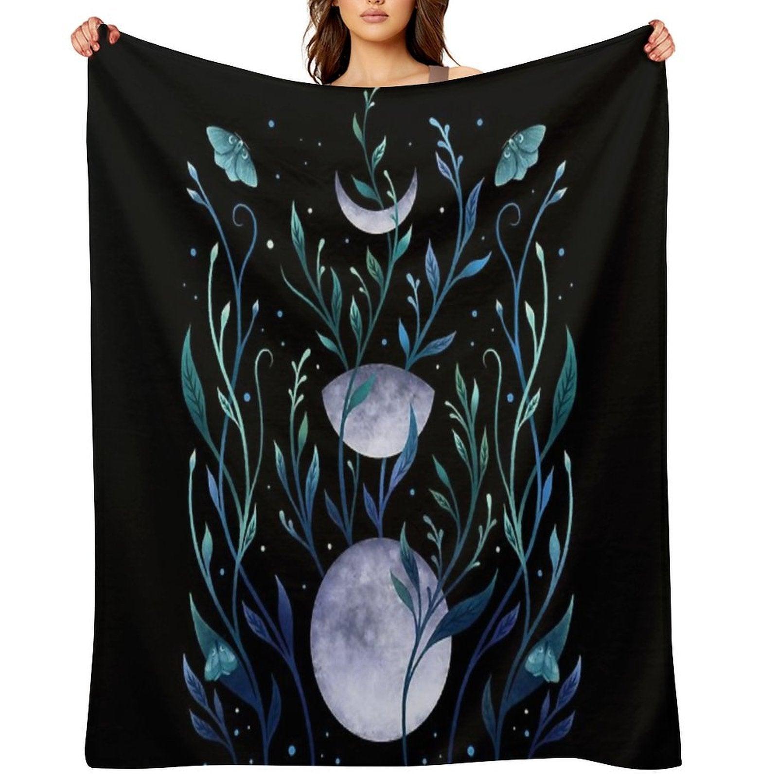 Phase & Grow - Teal Throw Blanket