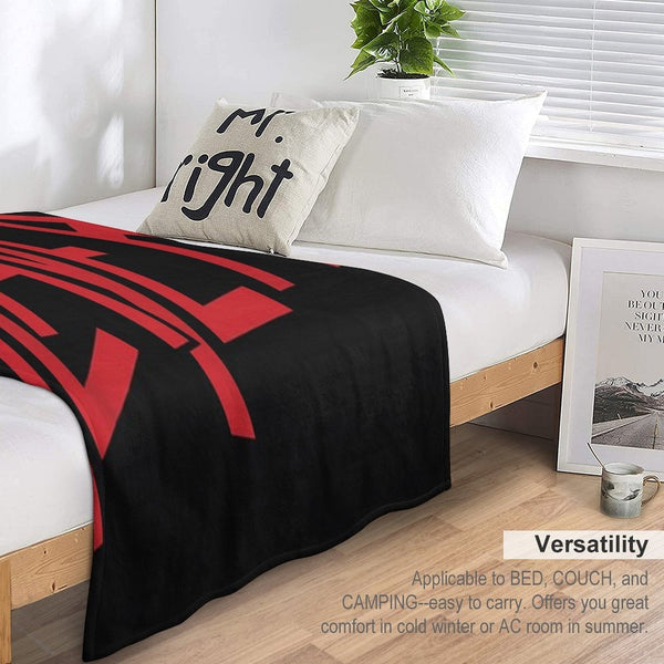 Retro Logo Durable Throw Blanket