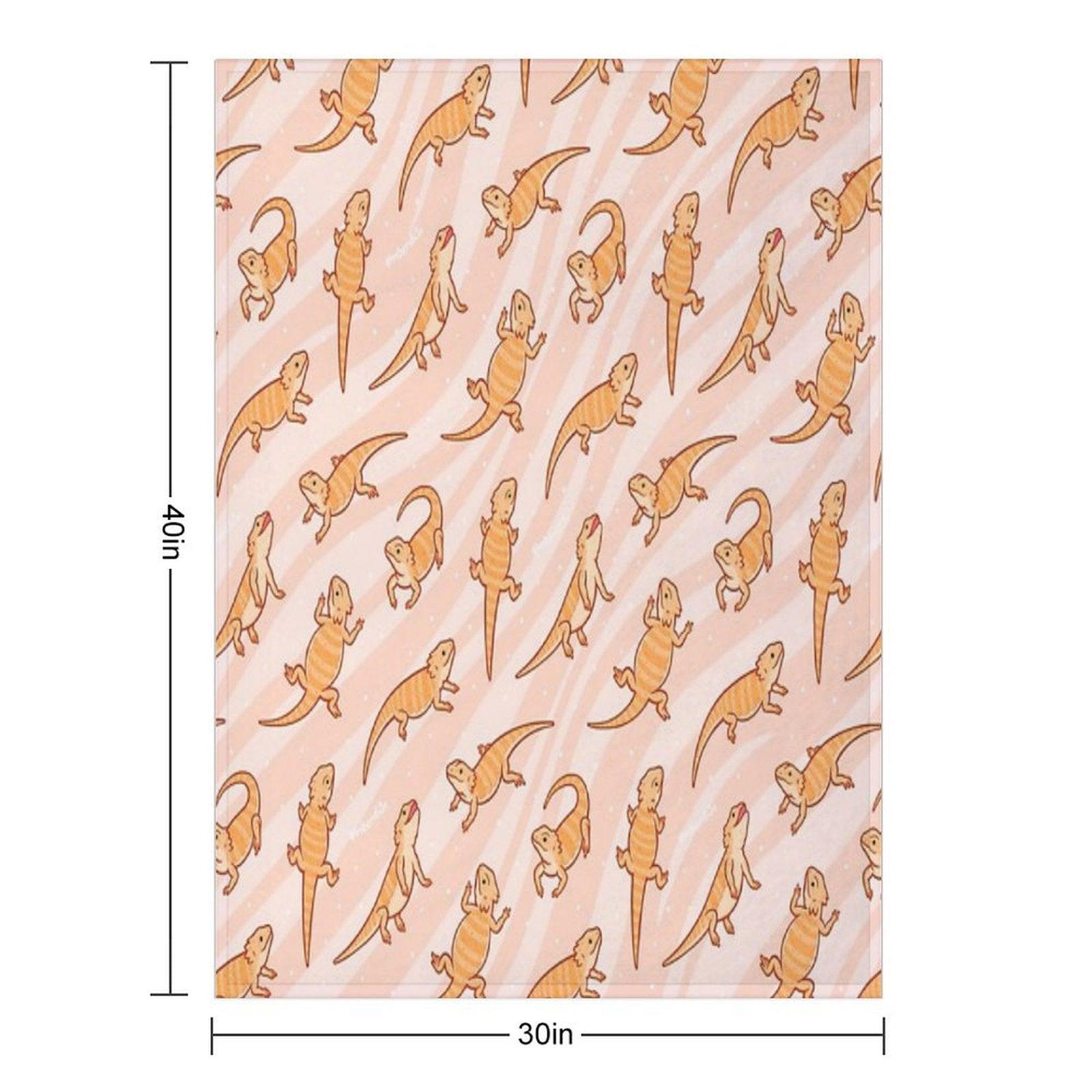 Bearded Dragons Throw Blanket