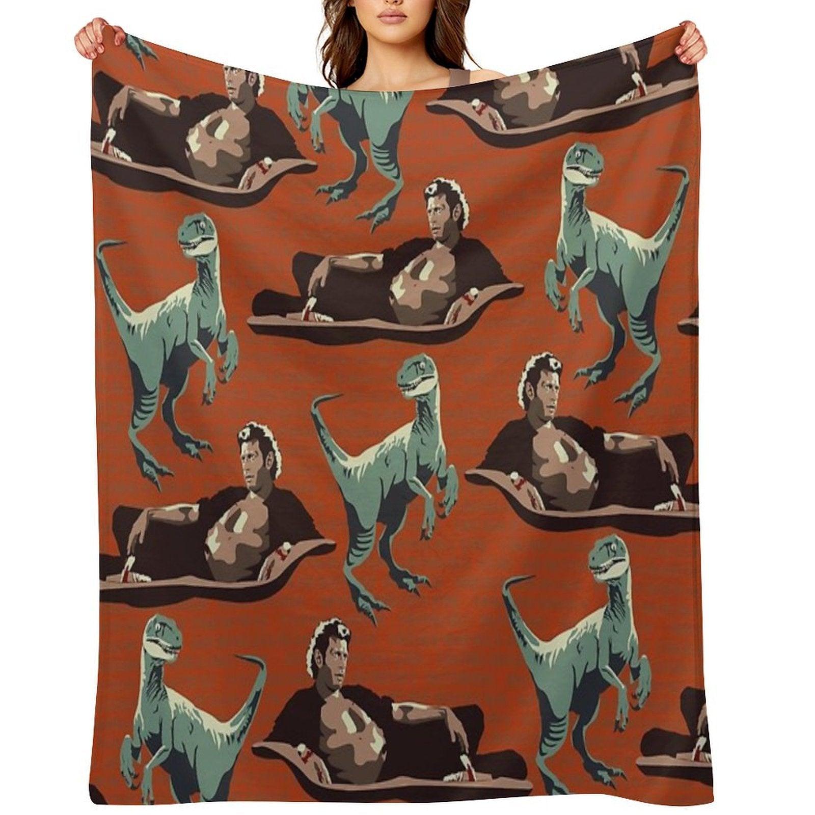 Jurassic Geniuses Throw Blanket