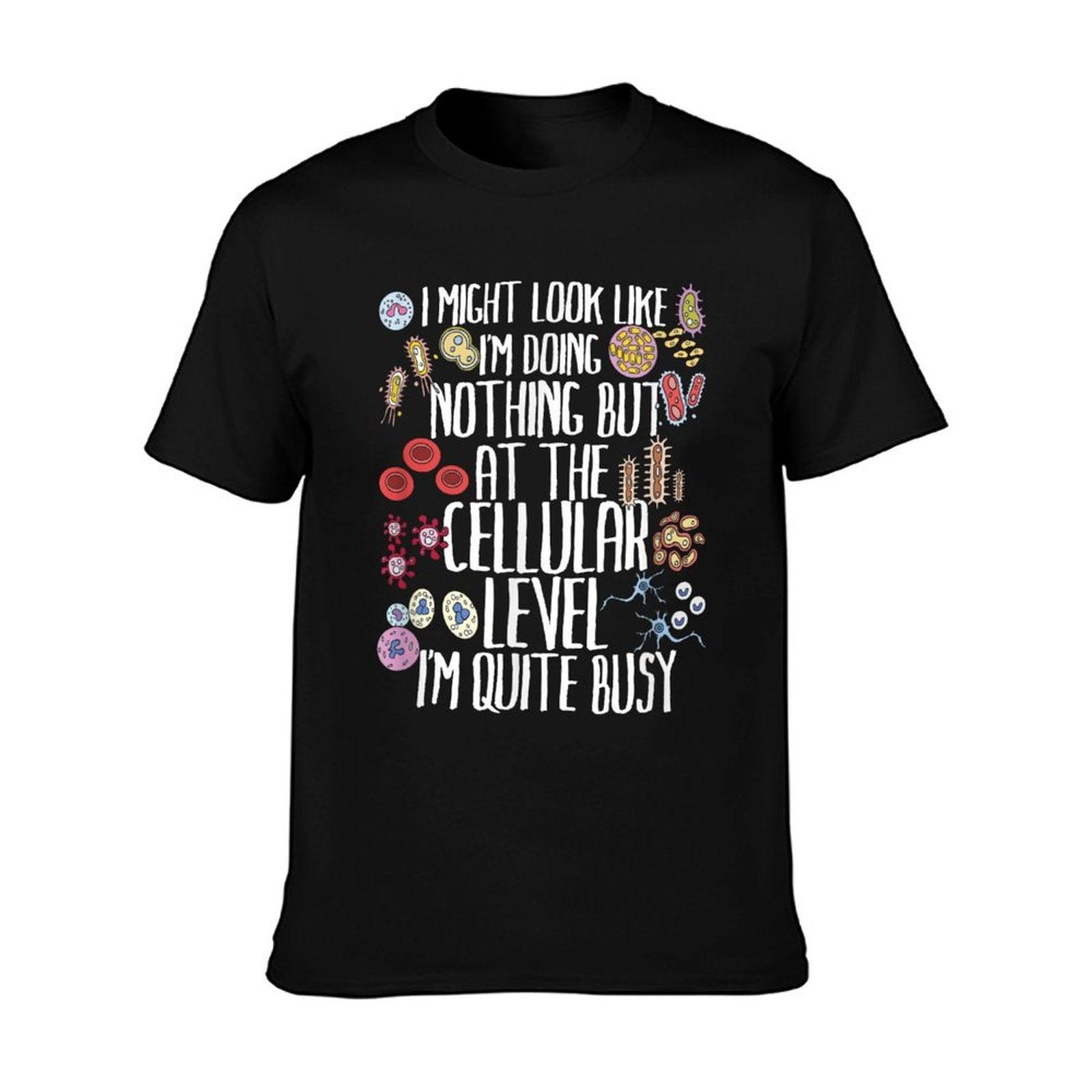 Funny Biology Microbiology Teacher Cellular Botany Molecule T-Shirt