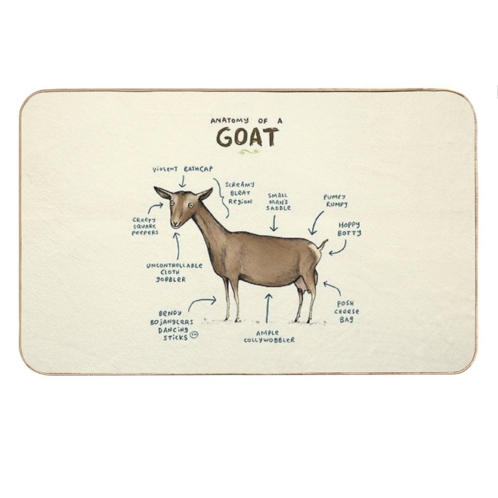 Anatomy of A Goat Bath Mat