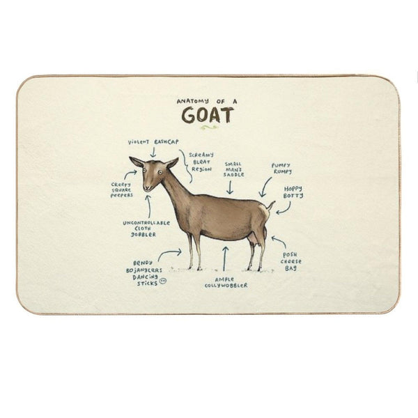Anatomy of A Goat Bath Mat