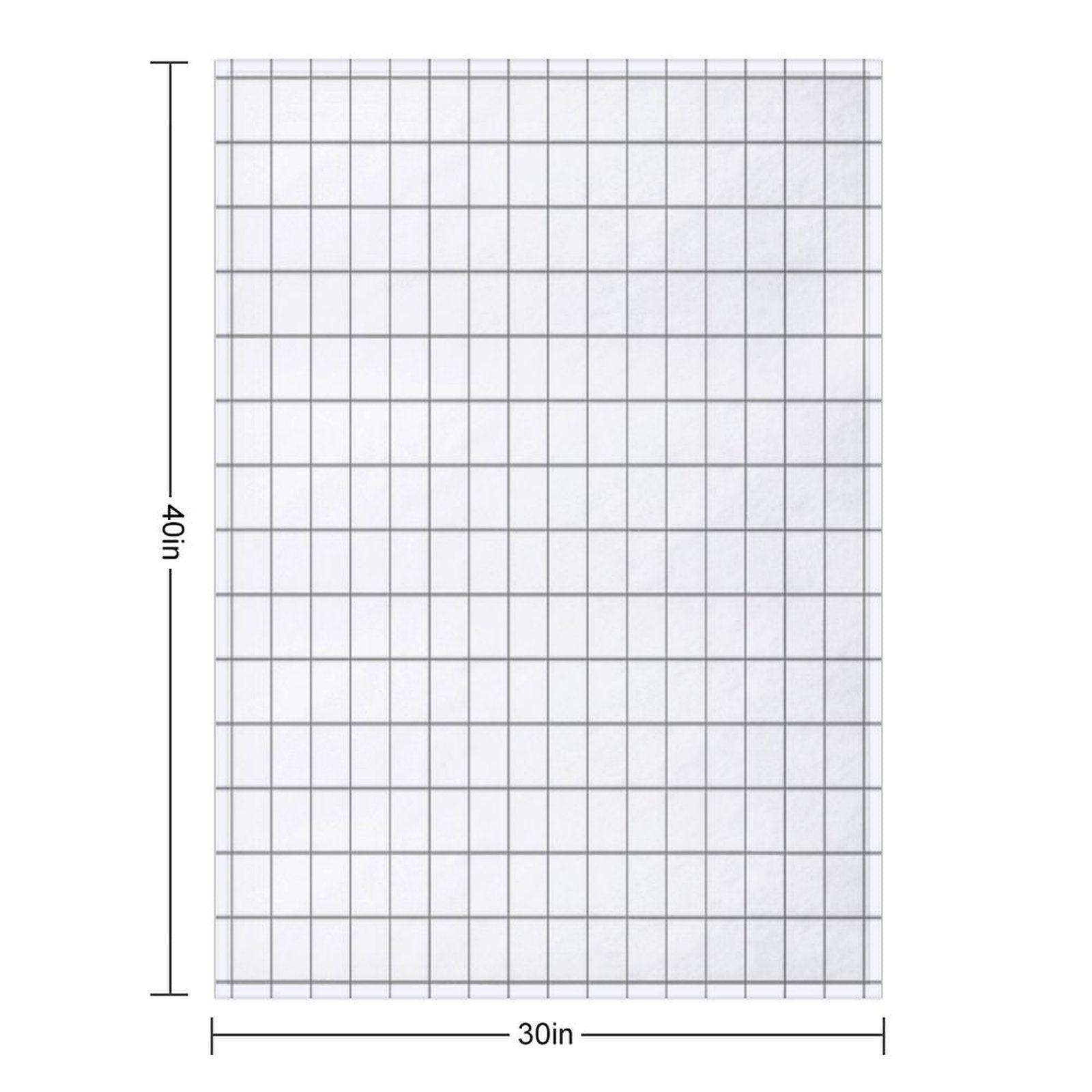Grid White Gray Throw Blanket