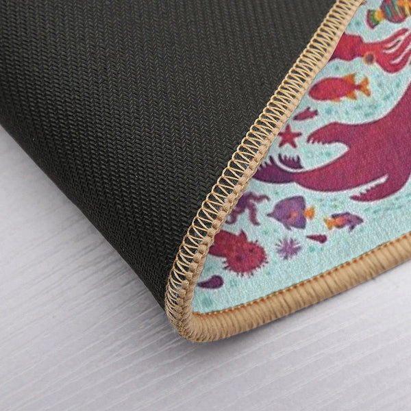 Aquatic Spectrum 2  Light Blue Bath Mat