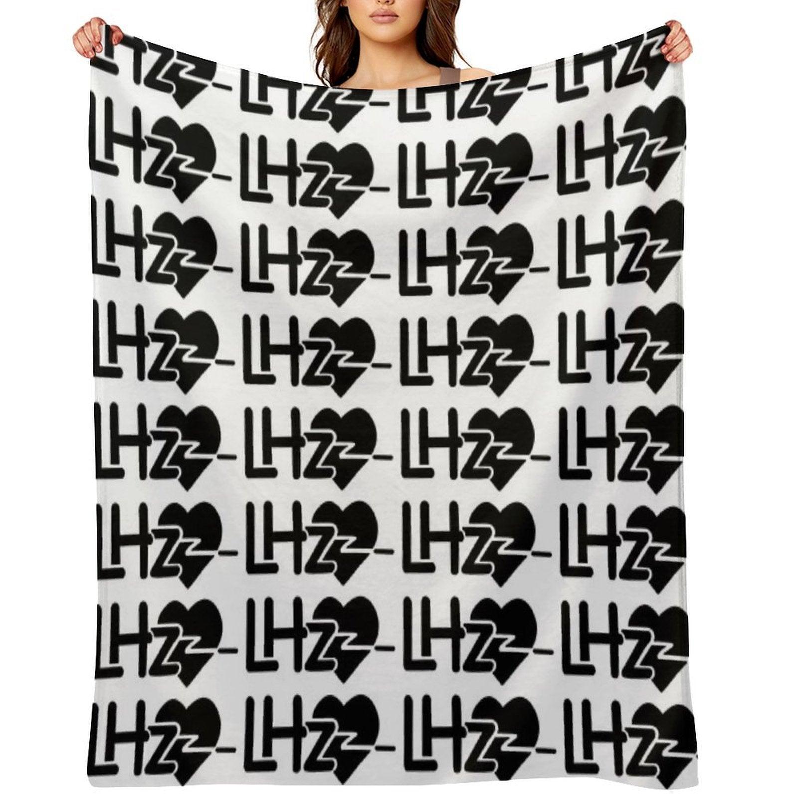 LHZ (Black) Throw Blanket
