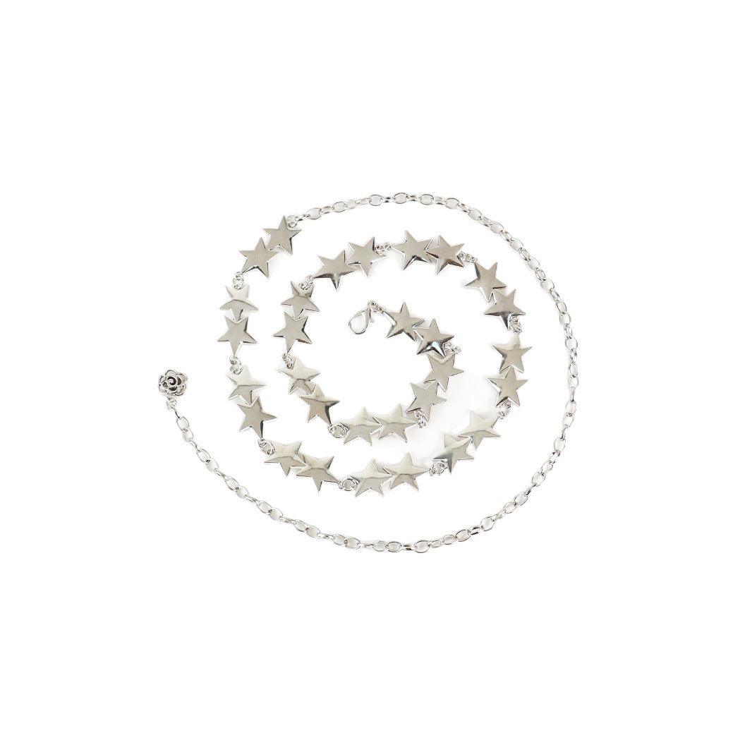 2025 New Retro Metal Star Waist Chain Women's Accessory