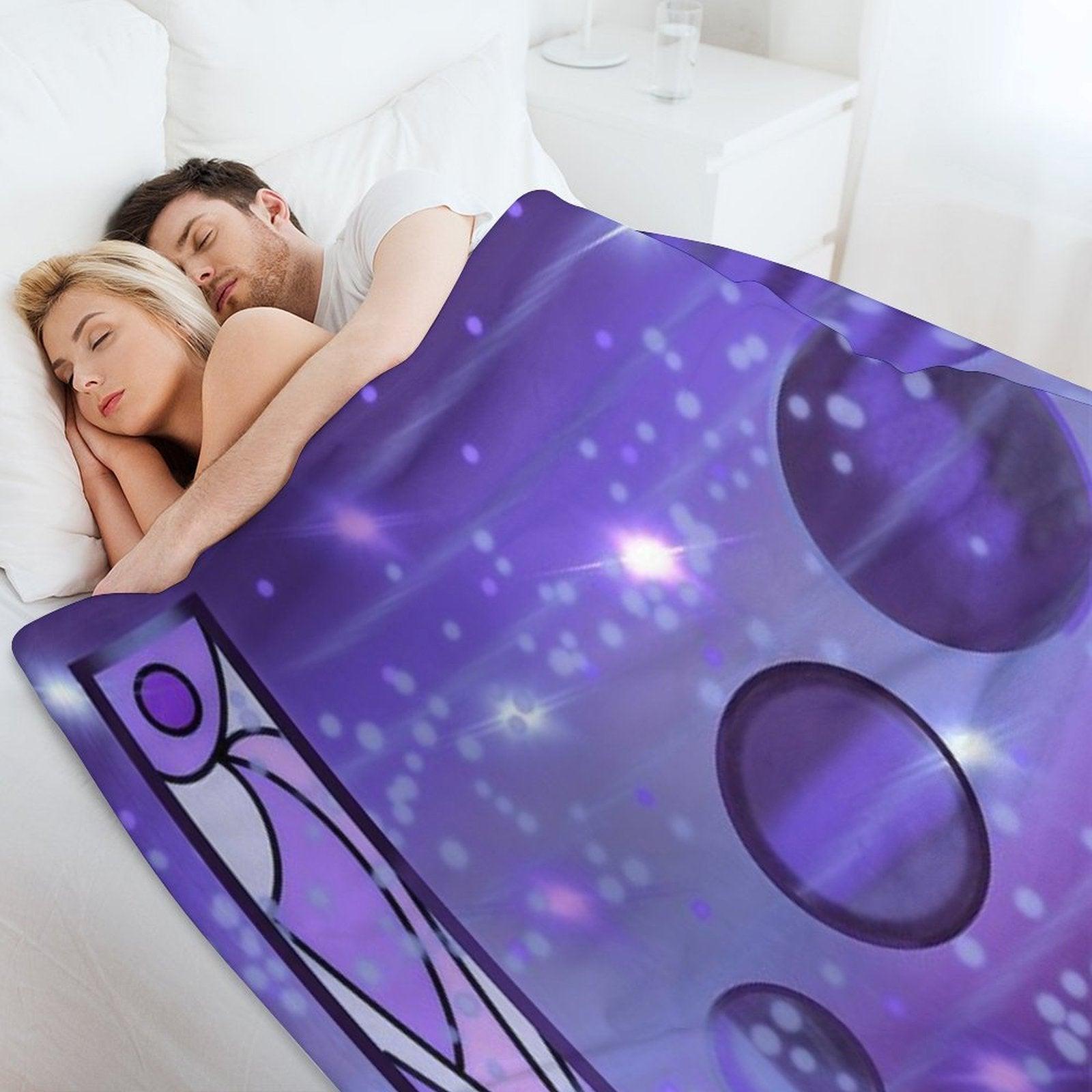 L Blank Throw Blanket