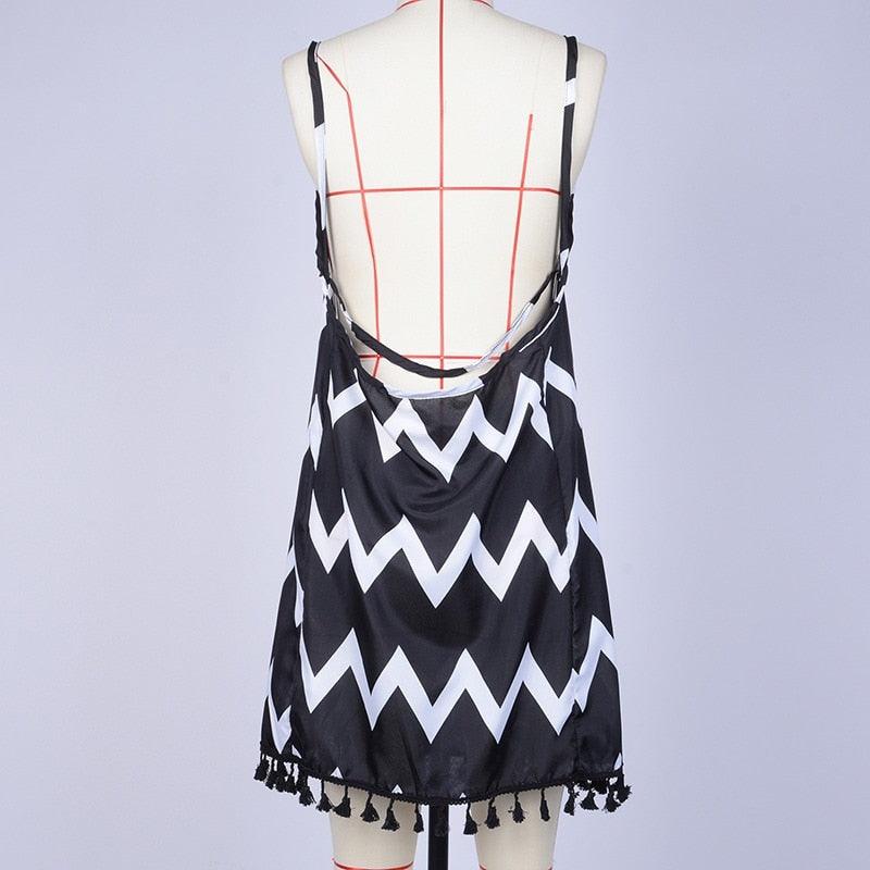 Beach Cover Ups Stripe Bikini Cover Up For Women With Tassel Summer Beach Dress  Women Summer Casual Swing T Shirt Dresses Beach Cover Up Loose Dress  Ladies Swimsuit Plus Size Beachwear