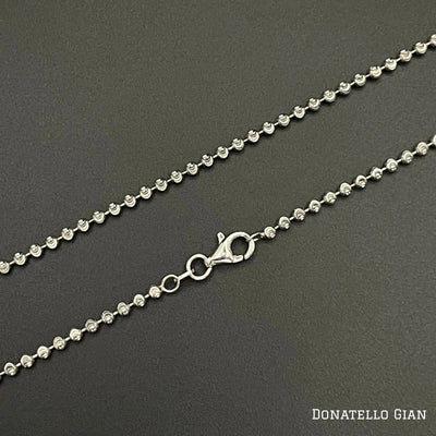 Sterling Silver 925 Bead Ball Chain 2MM, 16