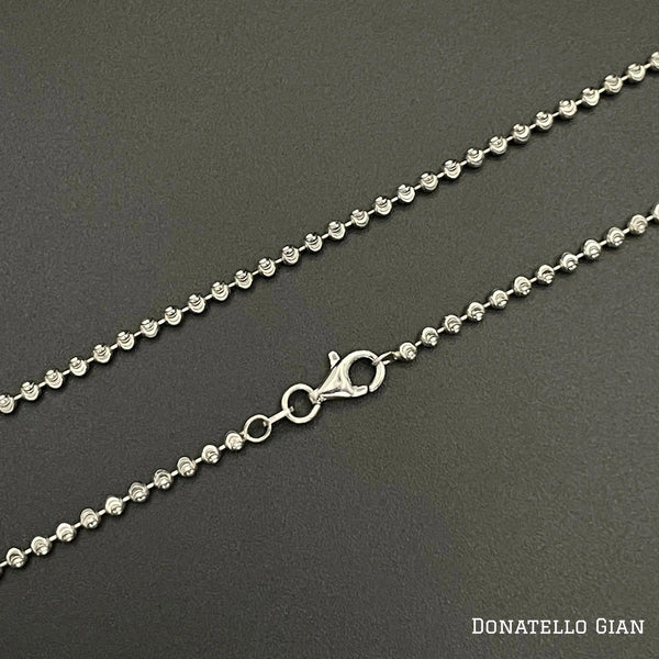 Sterling Silver 925 Bead Ball Chain 2MM, 16