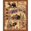 Bear & Moose Area Nature Rug