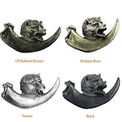 Bear with Claw Cabinet Pull