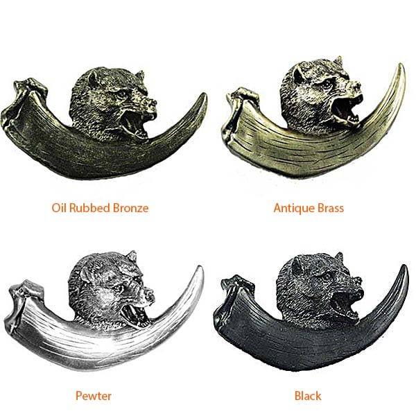 Bear with Claw Cabinet Pull