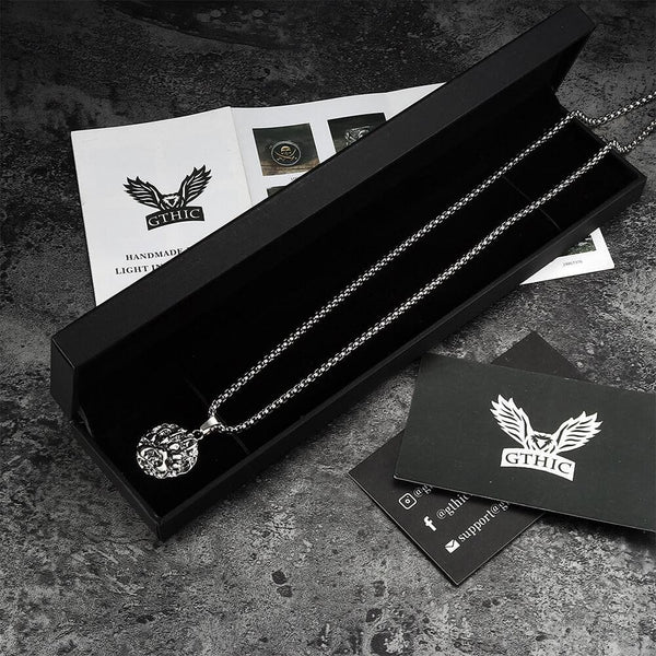 Bear Claw Amulet Stainless Steel Viking Necklace