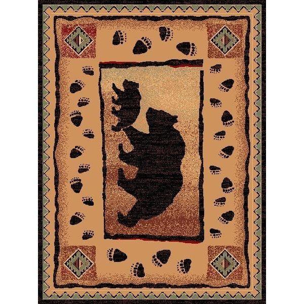 Bears Are Here Rustic Area Rug - Gifts for You 'n Me